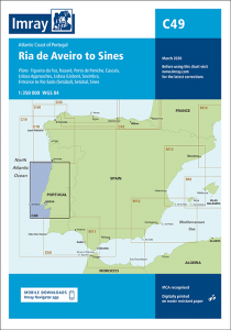 Imray Seekarten Ria de Aveiro to Sines C49