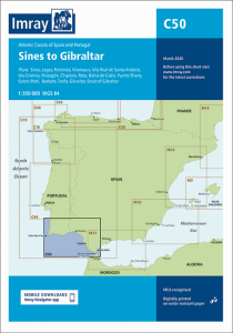 Imray Seekarten Sines to Gibraltar C50