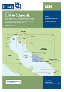 Imray Seekarten Split to Dubrovnik M26