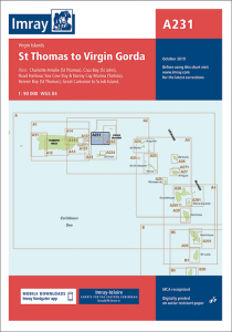 Imray Seekarten St Thomas to Virgin Gorda A231