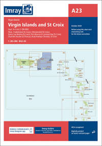 Imray Seekarten Virgin Islands and St Croix A23