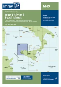 Imray Seekarten West Sicily and Egadi Islands M49-3930