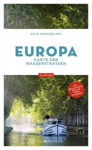 Karte der Wasserstraßen Europa (David Edwards-May)