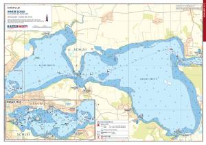 SEEKARTEN KARTENWERFT DE1.7 I DE1.8 - Innere Schlei / Mittlere Schlei Südwest