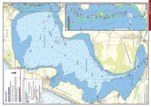 SEEKARTEN KARTENWERFT DE1.37 I DE1.38 - Saaler Bodden / Bodstedter und Barther Bodden