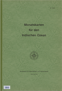 Monatskarten für den Indischen Ozean BSH 2422