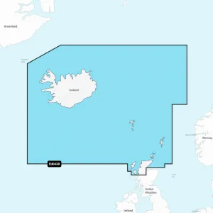 Navionics+ Seekarte EU043R Iceland to Orkney