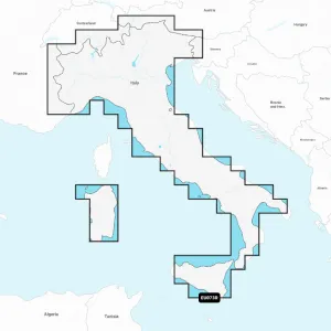 Navionics+ Seekarte EU073R Italy, Lakes & Rivers
