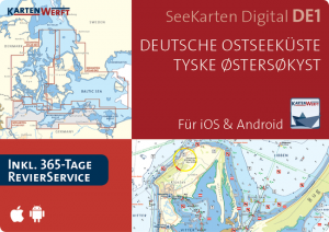 SEEKARTEN APP/DIGITAL DE1 - Deutsche Ostseeküste 2023