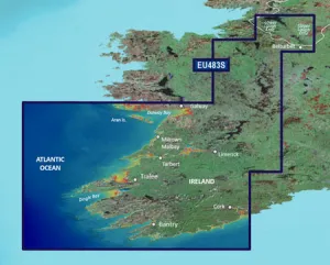 Garmin  BlueChart g3 Vision VEU483S-Galway Bay to Cork