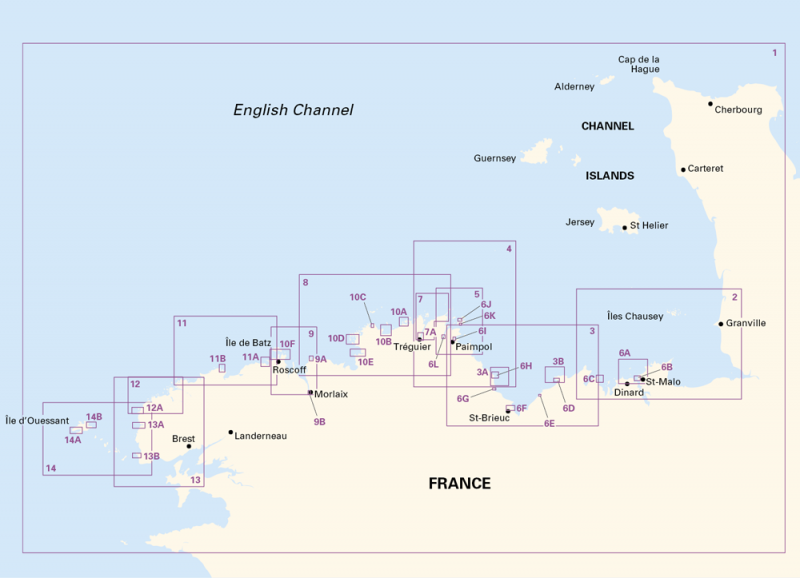 Imray Seekarten North Brittany 2510 9781846236556 UK