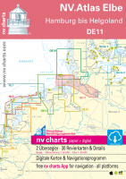 Sportbootkarten Nordsee Serie 11 (2023) Die Elbe, Helgoland & Hamburg