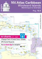 NV-Verlag Seekarten Sportbootkarten Windward Islands 12.3 (2018-2020)