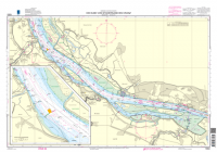 BSH Seekarte Nr. 1660 Die Elbe von Stadersand bis Cranz
