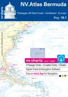 NV-Verlag Seekarten (2017-2020) Bermuda Islands, Passages US East Coast, Caribbean, Europe