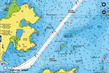 Navionics Chart Ansicht