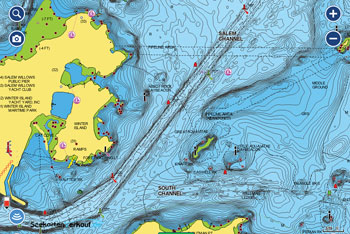 Navionics Sonar Chart Ansicht